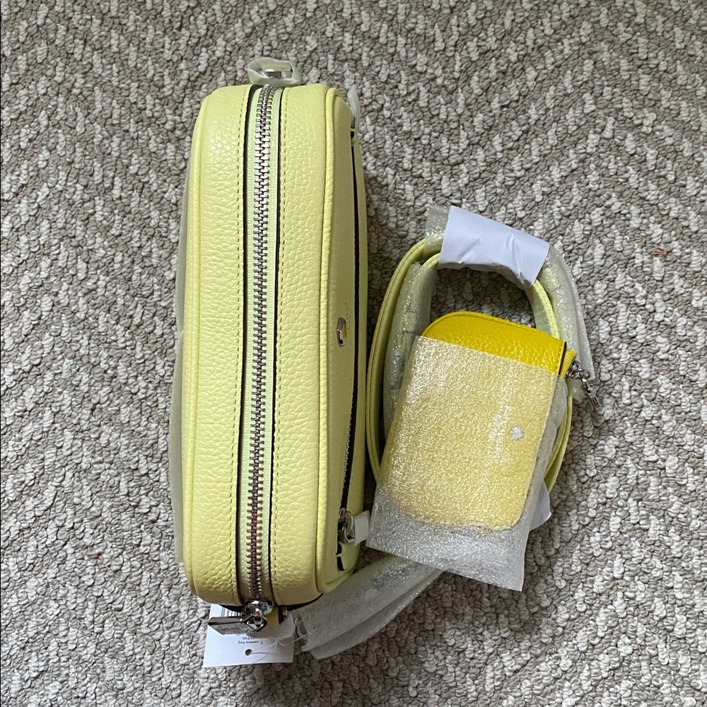 Emma Colorblock Pebbled Leather Large Crossbody - Picture 3 of 6